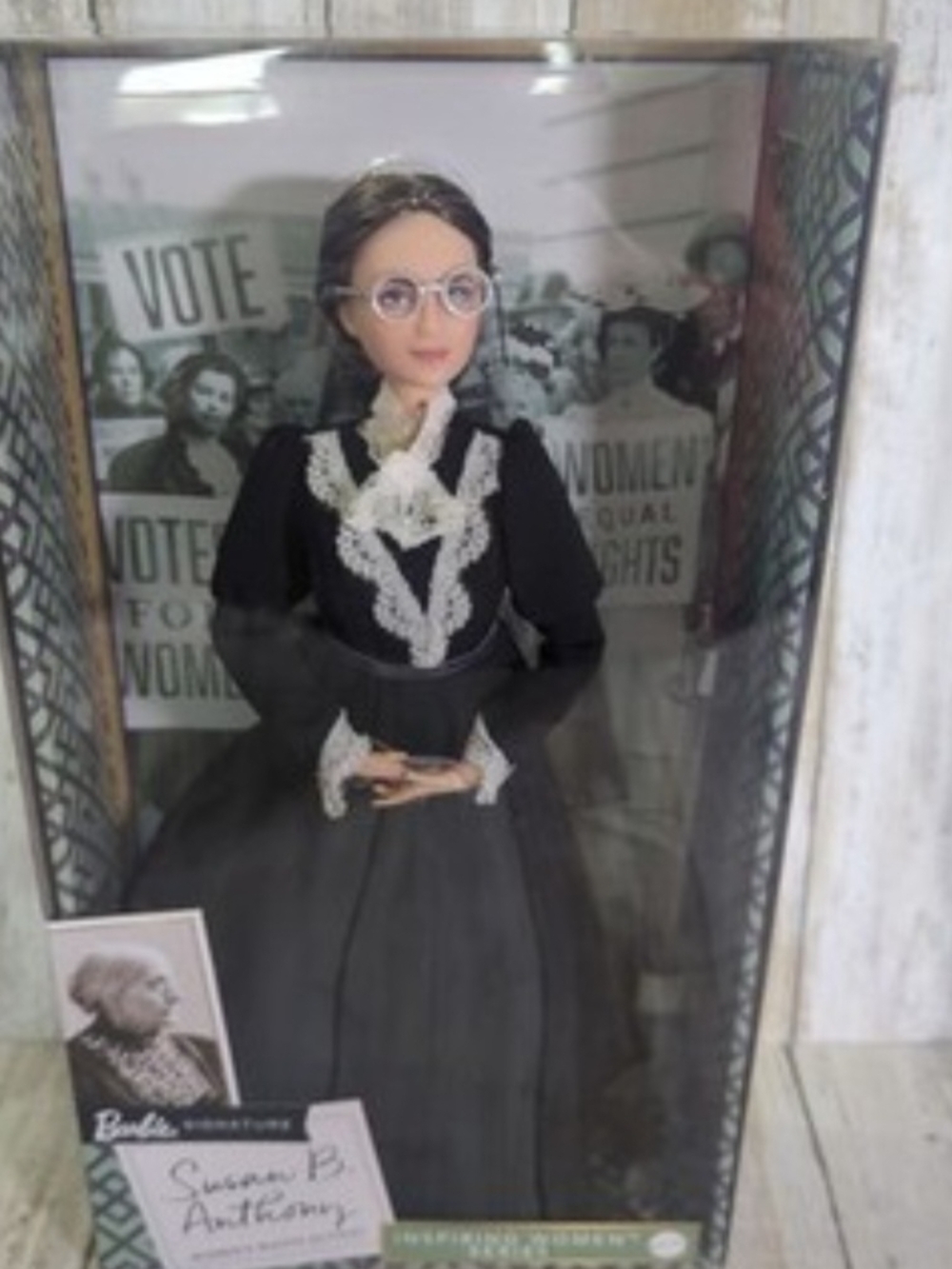 Mattel Barbie Signature Inspiring Women Series Susan B. Anthony doll.
Beautiful